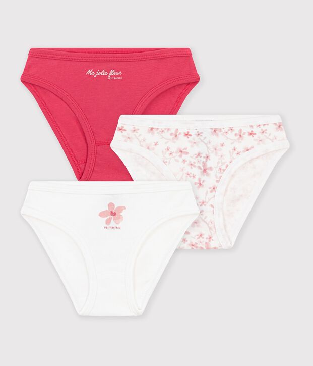 Lot de 3 culottes en coton multicouleur