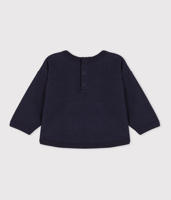 Sweatshirt bébé en coton bleu SMOKING