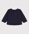 Sweatshirt bébé en coton bleu SMOKING