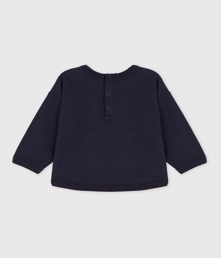 Sweatshirt van katoen voor baby's blauw SMOKING