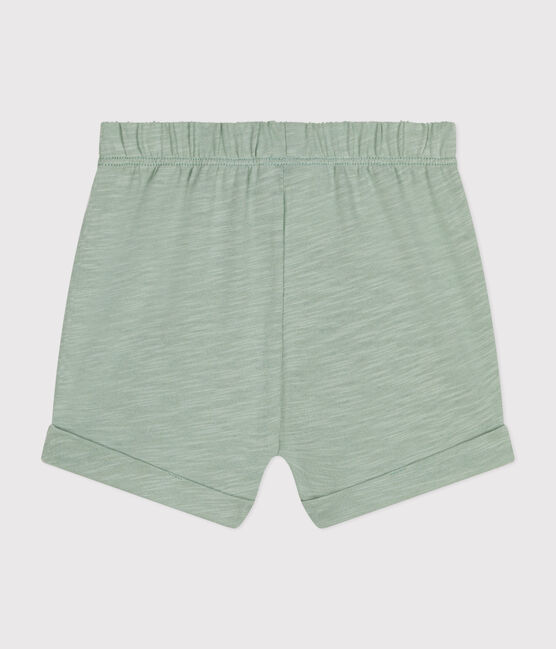 Babyshort van lichte jersey groen HERBIER