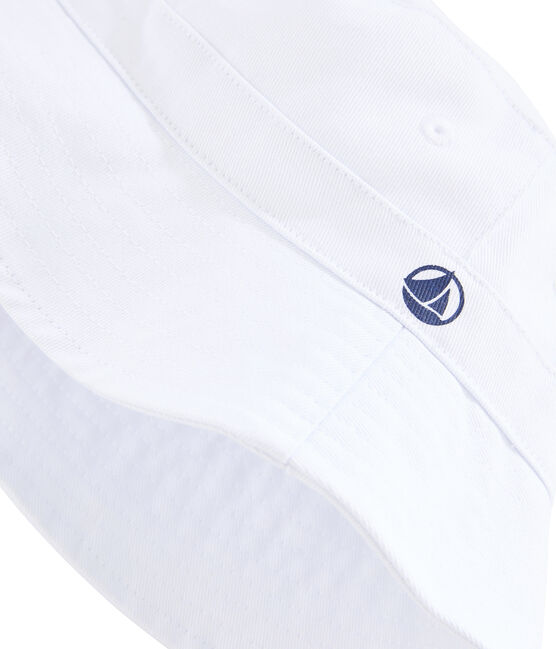 Bob en twill enfant mixte blanc MARSHMALLOW