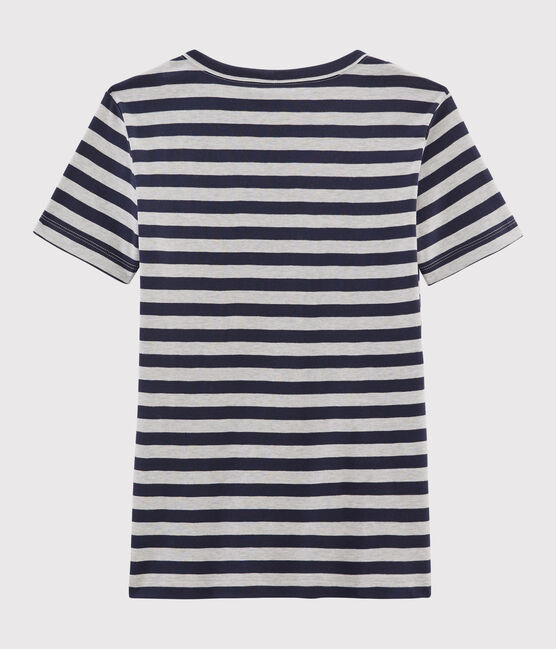 Iconisch damesshirt blauw SMOKING/grijs BELUGA