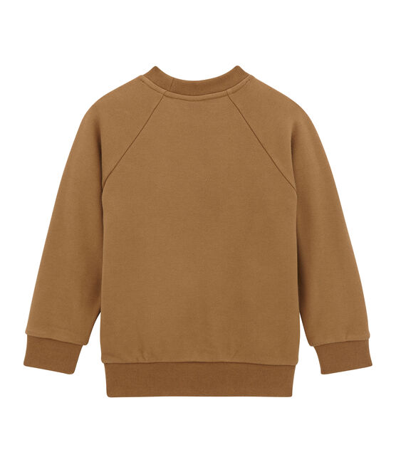 Sweat shirt enfant garçon marron BRINDILLE