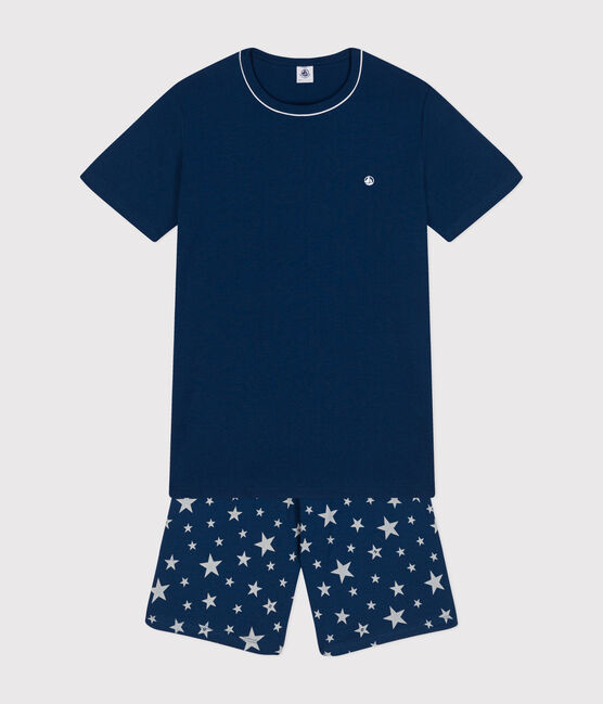 Katoenen korte pyjama voor kinderen INCOGNITO/ MARSHMALLOW