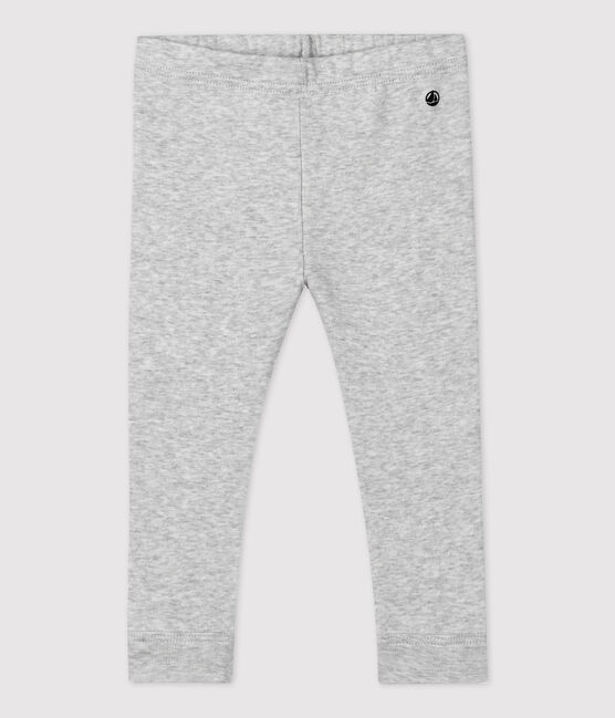 Legging van biokatoen voor baby's grijs BELUGA CHINE