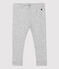 Legging van biokatoen voor baby's grijs BELUGA CHINE