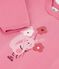 Katoenen sweatshirt met diertjesprint voor baby's roze