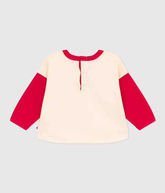 Sweatshirt in molton met print voor baby's. AVALANCHE/ CORIDA