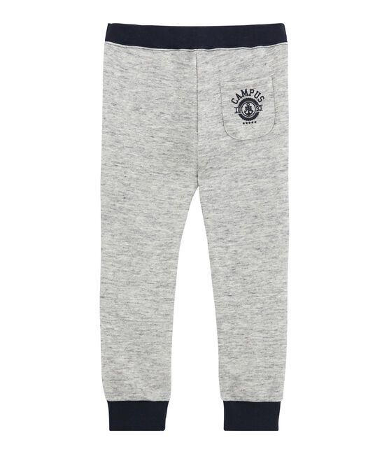 Jongensbroek in molton grijs GRIS