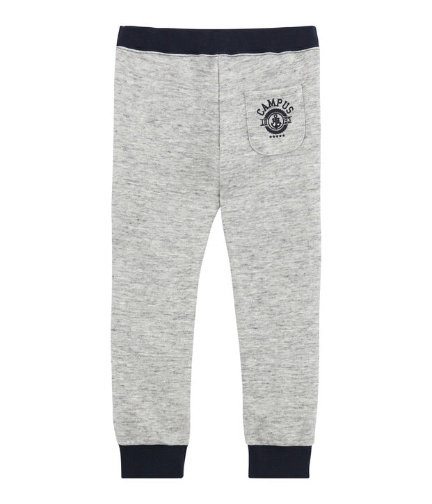 Pantalon gar&ccedil;on en molleton gris