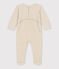 Babyslaappakje met uiltjes in fluweel beige MONTELIMAR CHINE