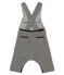 Salopette in tubic met pied-de-poule voor babymeisjes grijs CAPECOD/wit MARSHMALLOW