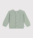 Cardigan en tricot de coton bébé