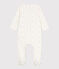 Bodyjama fleurs en coton blanc MARSHMALLOW/blanc MULTICO