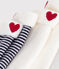 Lot de chaussettes bébé en coton brodé variante 1