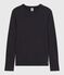 Katoenen dames-T-shirt met lange mouwen - L'Iconique grijs CITY CHINE