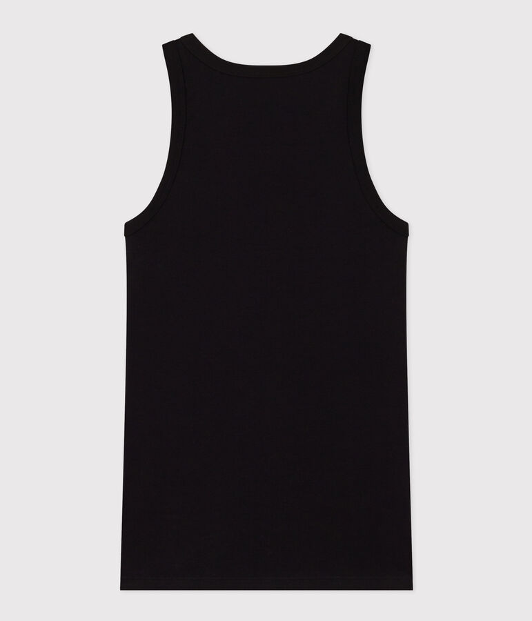 L'Iconique, katoenen singlet voor dames zwart BLACK