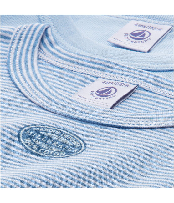 Set van twee jongens-T-shirts met milleraies-strepen set .