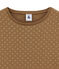 Meisjes tee-shirtmet lange mouwen bruin BRINDILLE/geel DORE