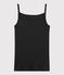 Chemise à bretelles iconique en coton Femme noir NOIR