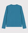 Tee-shirt LE DROIT col V en coton Femme bleu POLOCHON