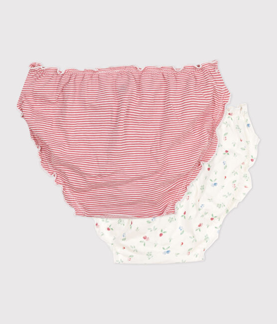Setje met 2 katoenen damesslips met vruchtenprint variante 1