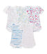 Lot de 5 bodies bébé fille manches courtes