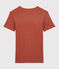 Tee-shirt L'ICONIQUE cocotte en coton bio Femme marron OMBRIE