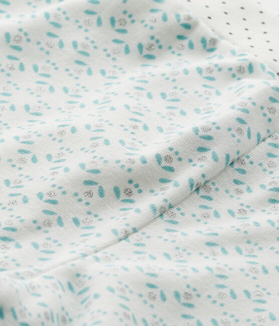 Mix & Match pyjamabroek voor meisjes wit LAIT/groen VERT/ MULTICO