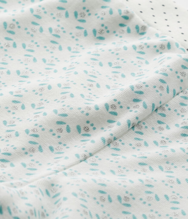 Mix & Match pyjamabroek voor meisjes wit/groen/multicouleur