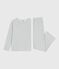 Pyjama femme en velours uni jambe droite CO2
