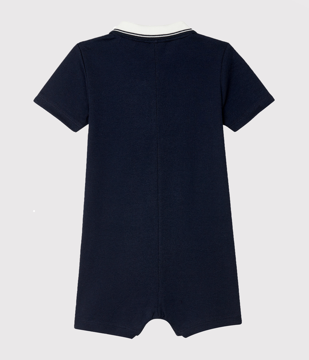 Combicourt polo b&eacute;b&eacute; gar&ccedil;on bleu