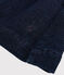 Molton jurk voor babymeisjes blauw JEANS