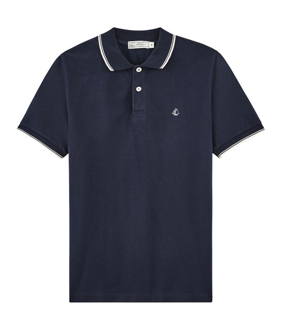 Polo mannen blauw SMOKING
