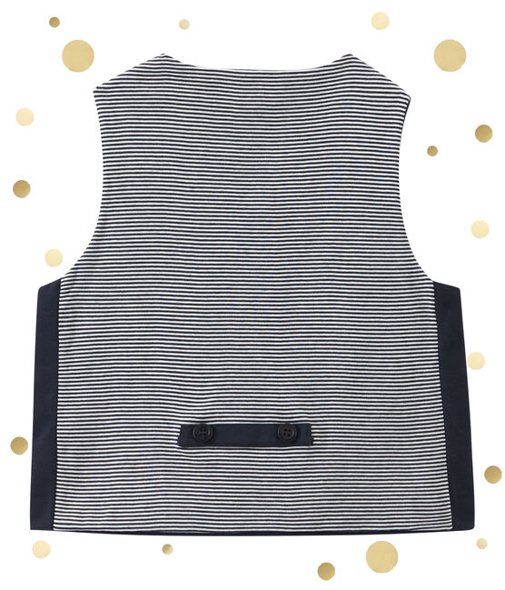 Gilet sans manches enfant garçon bleu SMOKING