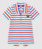 Kort pakje in dikke jerseystof voor baby's wit MARSHMALLOW/wit MULTICO