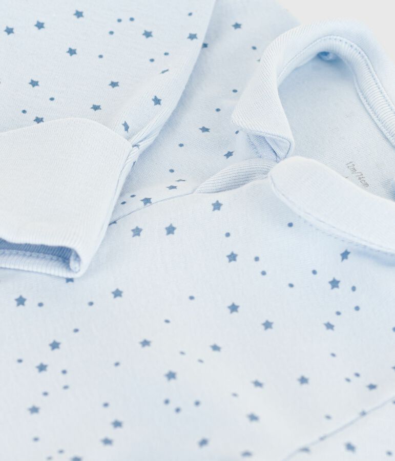 Pyjama b&eacute;b&eacute; en coton &agrave; col imprim&eacute; &eacute;toiles FRAICHEUR/ ADRIATIC