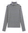 Sous pull femme bleu SMOKING/gris BELUGA