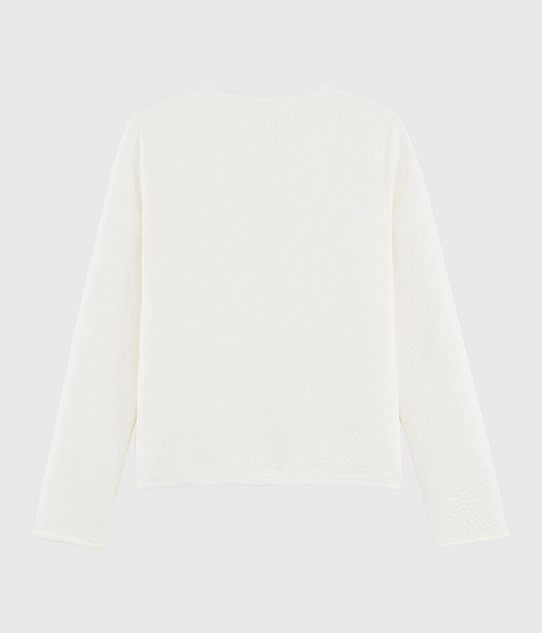 Dames cardiganjasje wit MARSHMALLOW