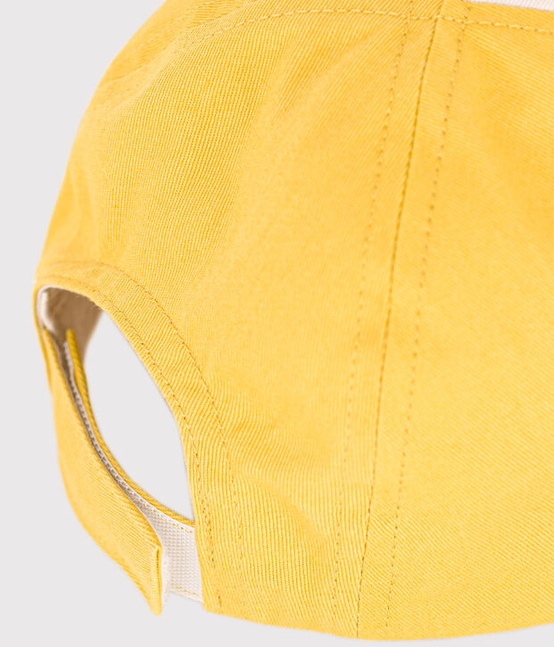 Katoenen babymuts geel/multicouleur