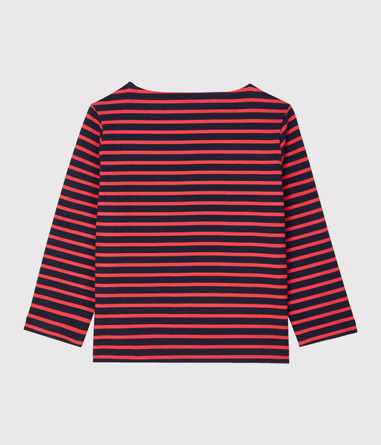 Dames marinetrui blauw SMOKING/rood SIGNAL