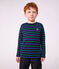 Marini&egrave;re enfant en coton bleu/bleu/vert