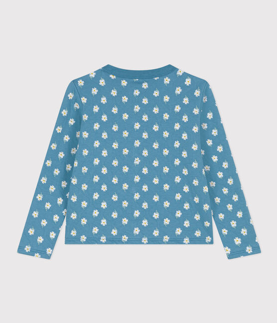 Vest in doorgestikte tubic met print voor meisjes POLOCHON/ MULTICO