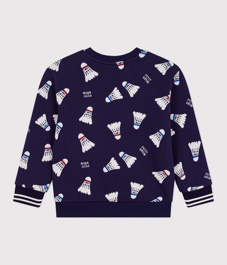 Katoenen sweatshirt met print voor kinderen blauw/multicouleur