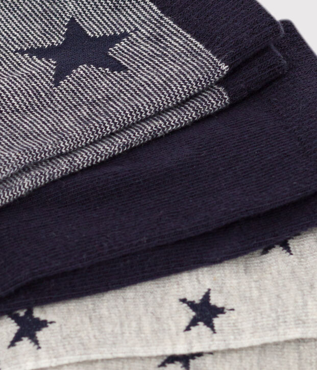 Set van 3 paar iconische kindersokken in katoen multicouleur