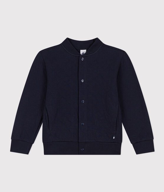 Jongenscardigan in tubic blauw SMOKING