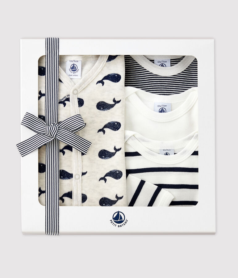 Coffret cadeau baleines b&eacute;b&eacute; multicouleur