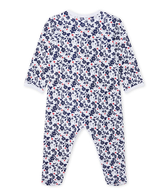 Dors bien bébé fille imprimé blanc ECUME/blanc MULTICO