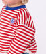 Gestreept T-shirt met lange mouwen in katoen voor baby's